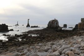 Phare de Nividic en fin de journée