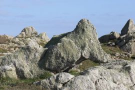 Pointe de Pern et ses rochers sauvagess