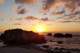 Couché de soleil à la Pointe de Pern